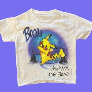 Homemade Air Brushed Pokémon Graphic TShirt